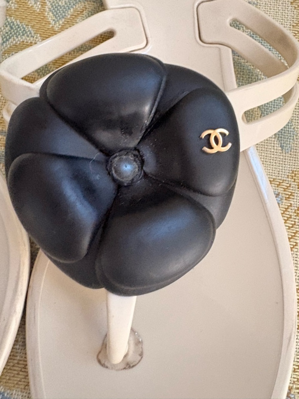 Chanel Jelly Camellia sandals 38 - Picture 9 of 10